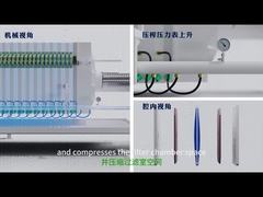 ベルトフィルタープレス工業用グレード汚泥脱水装置は24時間連続運転します
