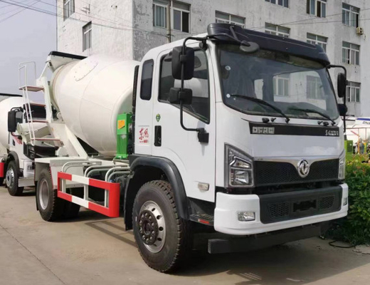 6m3 Concrete Mixing Transporter With Engine Power 220hp