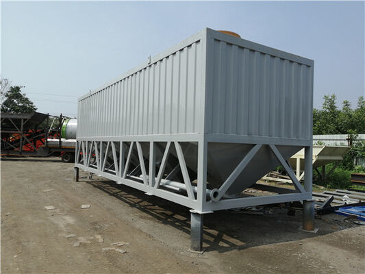 Cement Plant Equipments Mining Machinery Horizontal Cement Tank, Container Type Horizontal Cement Silo