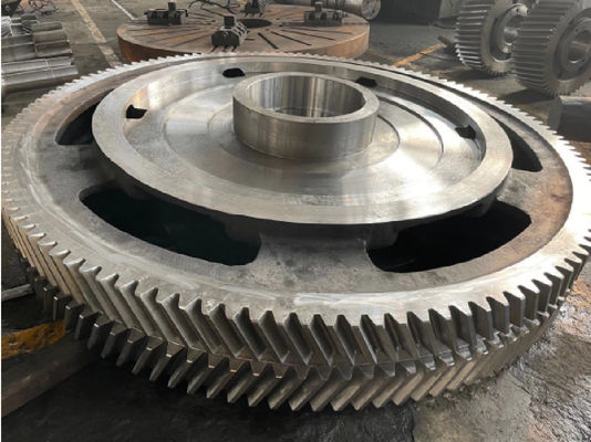 Customized 42CrMo Alloy Steel Hardened Gear Ball Mill Pinion Ball Mill
