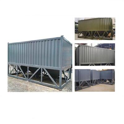 Mining Machinery Horizontal Cement Tank, Container Type Horizontal Cement Silo Cement Plant Equipments