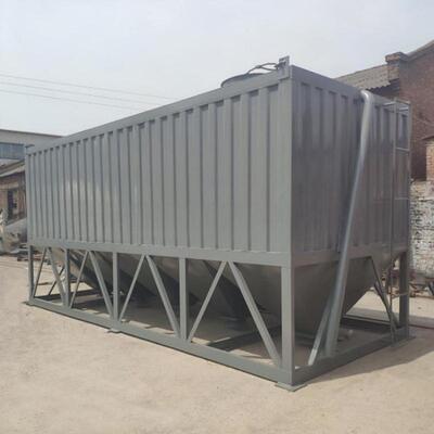 Cement Plant Equipments Mining Use Horizontal Cement Silo Stable Structure Horizontal Cement Tank For Cement Powder Storage