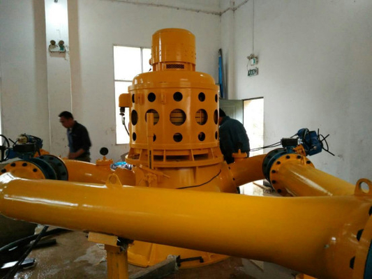 200KW斜めの殴打の縦のHydroturbineの発電機セットの二重吹き付け器