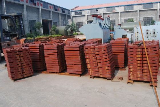 高いマンガンの鋼球の製造所の貝はさみ金および磁気ライニング板