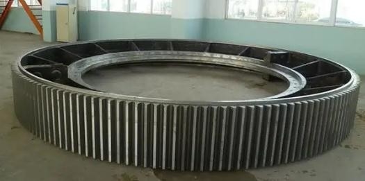 鉱山の製造所およびロータリー キルンのためのリング ギヤ製造所の帯ギヤ斜めの歯