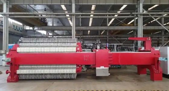 工業級 小型固定オイルシリンダーフィルタープレス 高精度