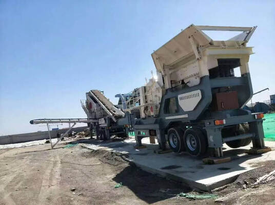 移動式 粉砕 工場 は 安定 し た 材料 生産 で 円滑 に 動作 し ます