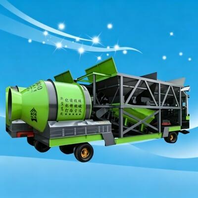 コンパクト構造 JZMシリーズ モバイルドラムミックスプラント 正確な重量 混凝土ミックスステーション セメントプラント設備