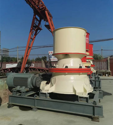 鉱山機械の砕石機機械移動式30kw 350mm油圧円錐形の粉砕機