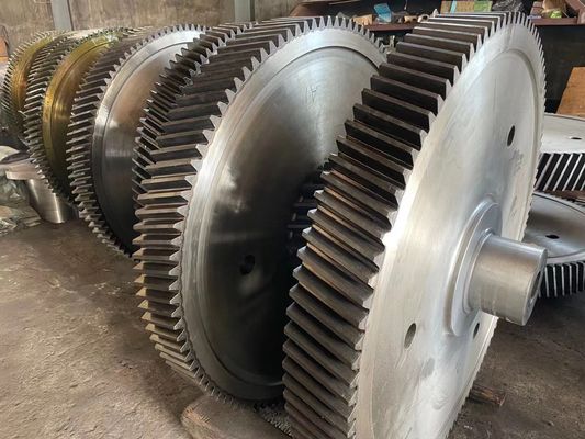 リング ギヤが付いているカスタマイズされた合金鋼の鍛造材のピニオン ギヤ マッチ
